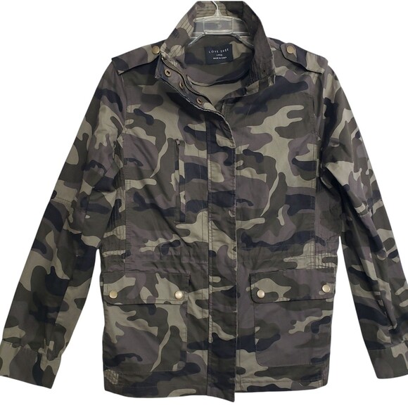 Love Tree Women's Camo Jacket, Size Large - Picture 1 of 12